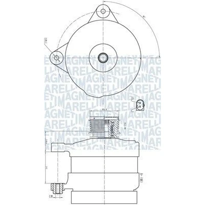 Billede af MAGNETI MARELLI 063732188010 Generator 14V 180A VOLKSWAGEN: Passat B7 Variant, Sharan II, SKODA: Superb II Stationcar
