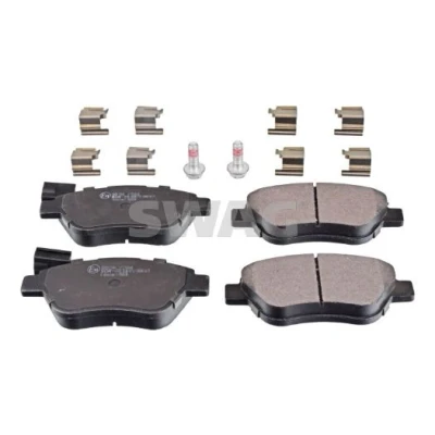 Billede af SWAG 70 91 6876 Bremseklodser foraksel Inkl. slidadvarselskontakt med befæstelsesmateriale FIAT: 500 Hatchback, Grande Punto Hatchback