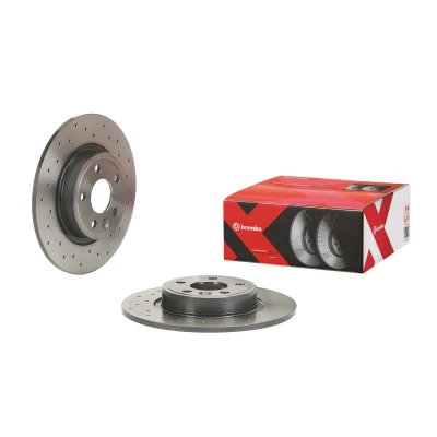 Billede af BREMBO 08.C208.1X Bremseskiver 300 10 5 fuldstændigt, hullet coatet JAGUAR: E Pace