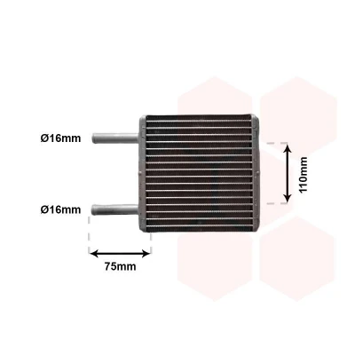 Billede af VAN WEZEL 37006094 Varmeveksler