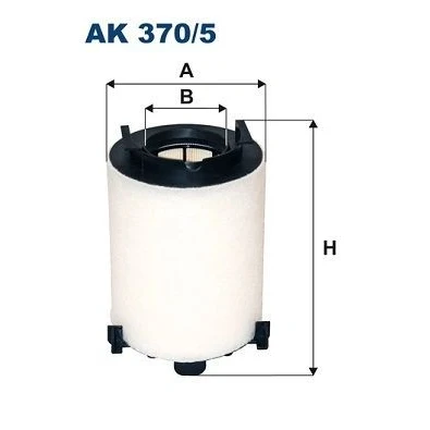 Billede af FILTRON AK 370/5 Luftfilter 221 136 Filterindsats til støvede arbejdsforhold VOLKSWAGEN: Caddy 3, GOLF 5, 6, SKODA: Octavia 2 Combi