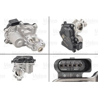 Billede af VALEO 700458 EGR Ventil elektrisk uden køler, med pakninger undertryk bypass SEAT: Ibiza 4, 4 ST, VOLKSWAGEN: Polo V Hatchback