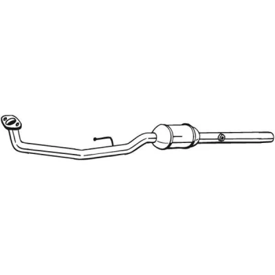 Billede af Bosal 090 723 Katalysator Euro 4 med monteringsdele towbar set (Including e set)