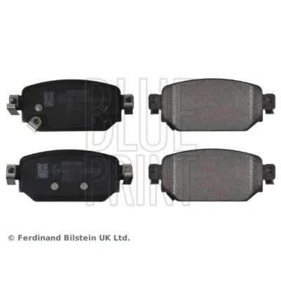 Billede af BLUE PRINT ADBP420042 Bremseklodser bagaksel med akustisk advarsel for slid MAZDA: CX 3, 3 Hatchback, Sedan