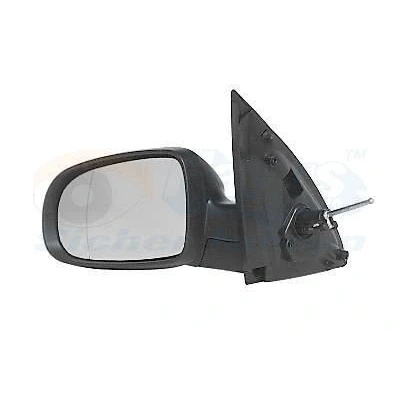 Billede af Sidespejl Van Wezel 3777814 højre grundet / primet Komplet spejl, konveks, intern justering, Indstilling: Stangsystem OPEL: Corsa C Hatchback