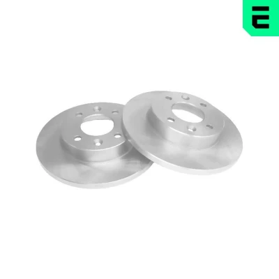 Billede af OPTIMAL BS 0670C Bremseskiver foraksel 238 12 4/6 fuldstændigt coatet RENAULT: CLIO 2, TWINGO 1