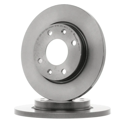 Billede af BREMBO 08.9606.11 Bremseskiver 247 13 4 fuldstændigt coatet med skruer PEUGEOT: 206+ Hatchback, 206 306 CITROËN: Xsara Hatchback
