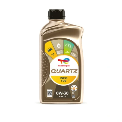 Billede af Total Quartz INEO FDE 0W 30 1l Motorolie 2205312 FORD: S Max Mk2, FIESTA 6, FOCUS 3 Turnier, HYUNDAI: i20 I Hatchback, i30 II Hatchback