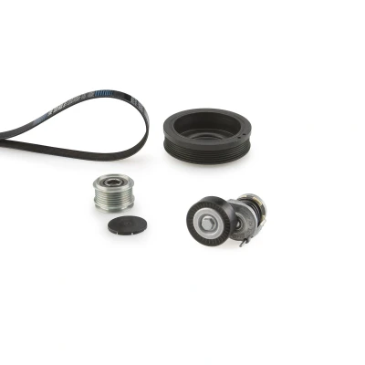 Billede af GATES K096PK1070 Kileribberem Med krumtapakselremskive, friløbsremskive ThermalPro VOLKSWAGEN: Polo V Hatchback, Passat B6 Variant, GOLF 6
