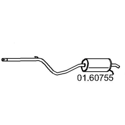 Billede af MTS 01.60755 Lydpotte 1950 VOLKSWAGEN: Fox Hatchback