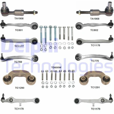 Billede af DELPHI TC1500KIT Rep.sæt, bærearm foraksel AUDI: A4 B6 Avant