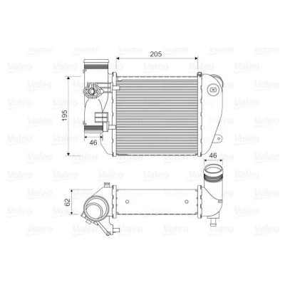 Billede af VALEO 818653 Intercooler uden EGR ventil
