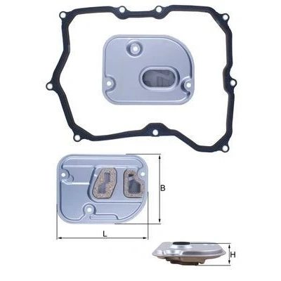 Billede af MAHLE ORIGINAL HX 236D Automatfilter med pakning