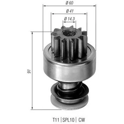 Billede af MAGNETI MARELLI 940113020104 Spidshjul, starter