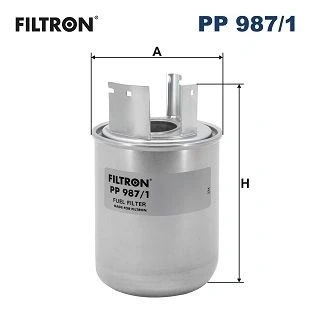 Billede af FILTRON PP 987/1 Brændstoffilter Ledningsfilter RENAULT: Kadjar