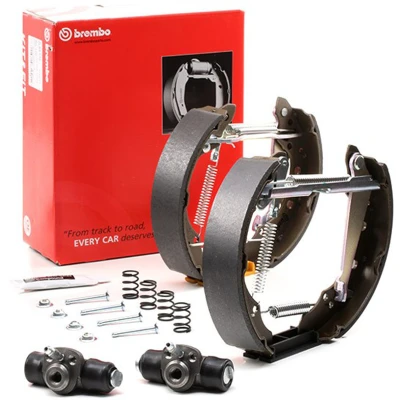Billede af BREMBO KIT &amp; FIT K 85 036 Bremsesæt, trommelbremser SEAT: Ibiza 4, Mii, VOLKSWAGEN: up! Hatchback, SKODA: Citigo