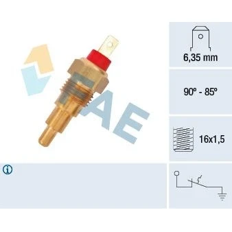 Billede af Temperaturkontakt, kølerventilator FAE 37620