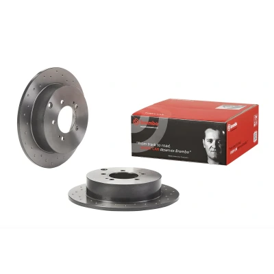 Billede af BREMBO 08.A755.1X Bremseskiver 302 10 5 hullet, fuldstændigt coatet MITSUBISHI: Lancer 8 Limousine, 8, Outlander 2 SUV