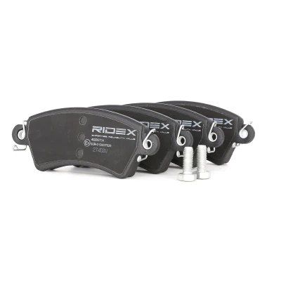 Billede af MAPCO 6717 Bremseklodser foraksel Ekskl. slidadvarselskontakt med bremsecaliperskruer tilbehør PEUGEOT: 206 Hatchback, 306 Hatchback