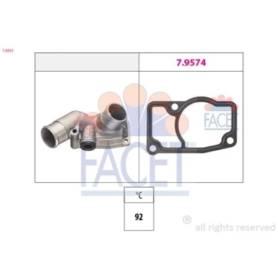 Billede af FACET 7.8832 Termostat 92 Made in Italy OE Equivalent OPEL: Astra G Caravan, CC