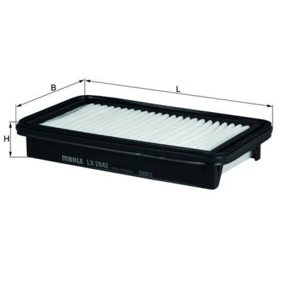 Billede af MAHLE ORIGINAL LX 2842 Luftfilter 34,0 127 226,0 Filterindsats