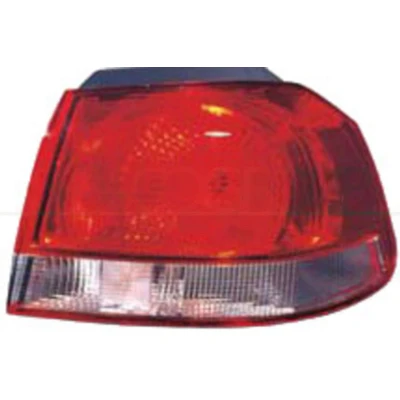 Billede af PRASCO VG0384174 Baglygter venstre ydre del hvid/rød uden lampeholder VOLKSWAGEN: GOLF 6