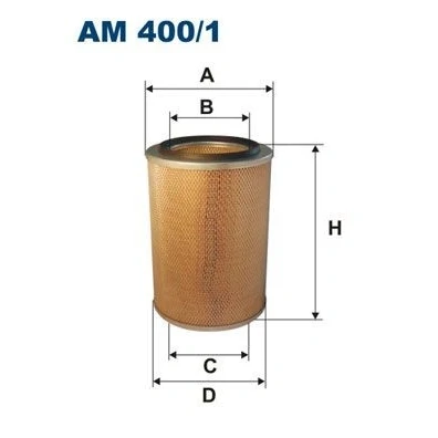 Billede af FILTRON AM 400/1 Luftfilter 409 282 Filterindsats