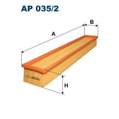 Billede af FILTRON AP 035/2 Luftfilter 57 86 520 Filterindsats MERCEDES BENZ: C klasse Sedan, T modell, Coupe
