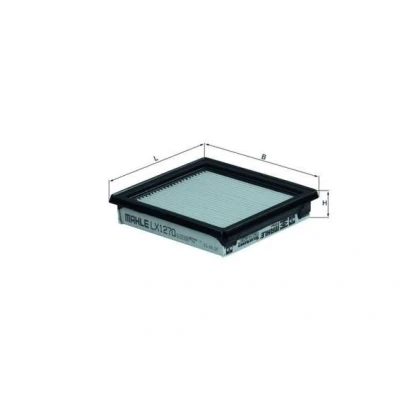 Billede af MAHLE ORIGINAL LX 1270 Luftfilter 34,0 170 158,4, 158,4 Filterindsats NISSAN: MICRA 3, Note I