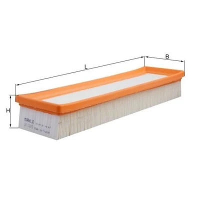 Billede af MAHLE ORIGINAL LX 3245 Luftfilter 50,3 94 331,0 Filterindsats CITROËN: C3 II, I Hatchback, PEUGEOT: 207 SW