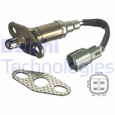 Billede af DELPHI ES11112 12B1 Lambdasonde Fingersonde, opvarmet TOYOTA: Corolla VIII Compact, Sedan