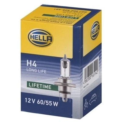 Billede af HELLA 8GJ 002 525 481 Pære, forlys H4 12 60/55 NISSAN: Note II Hatchback
