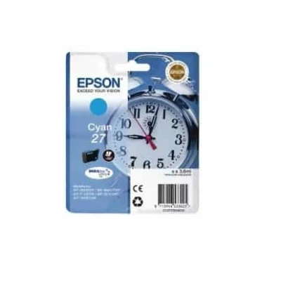 Billede af Epson 27 cyan blækpatron 3,6ml C13T27024012 original