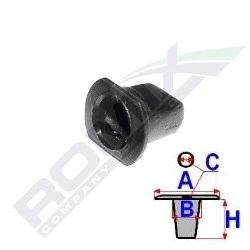 Billede af ROMIX 16304 Clips, side /beskyttelseslister