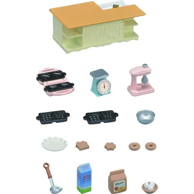 Billede af Sylvanian Families Einrichtung MÖBEL Legetøjskøkken til børn, Størrelse: One Size, Multi coloured
