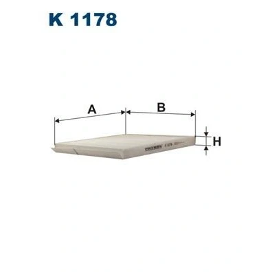 Billede af FILTRON K 1178 Kabinefilter Partikelfilter 232 207 20 CHEVROLET: Aveo / Kalos Hatchback, DAEWOO: Hatchback