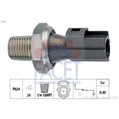 Billede af FACET 7.0145 Olietrykskontakt 1/4 18NPT Made in Italy OE Equivalent FIAT: Ducato III Ladvogn / Chassis, FORD: MONDEO 3, Transit Mk6 Ladvogn/Chassis