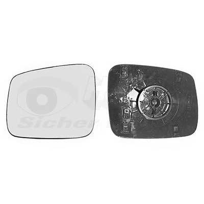 Billede af VAN WEZEL 5874831 Spejlglas venstre VOLKSWAGEN: TRANSPORTER 4 Bus