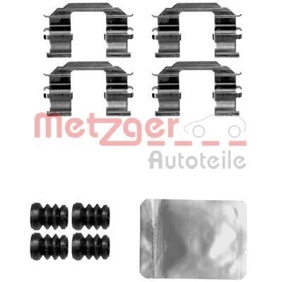 Billede af METZGER 109 1870 Tilbehørssæt, skivebremsebelægning CHEVROLET: Spark, Aveo / Kalos Hatchback