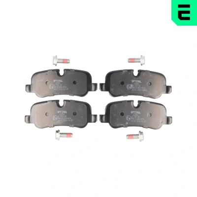 Billede af OPTIMAL BP 12396 Bremseklodser bagaksel med bremsecaliperskruer LAND ROVER: Range Rover Sport, Discovery 3, 4
