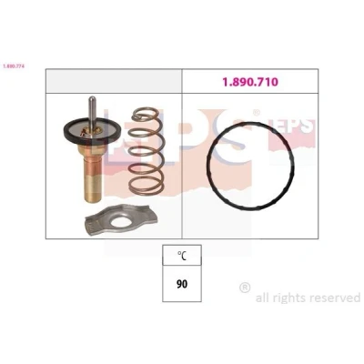 Billede af FACET 7.8774 Termostat 90 Made in Italy OE Equivalent uden hus SMART: Fortwo II Coupe