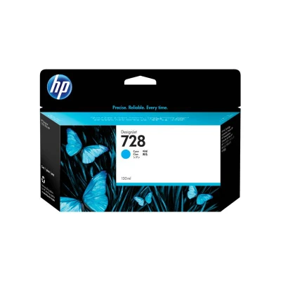 Billede af HP 728 Cyan Original Blækpatron 130 ml