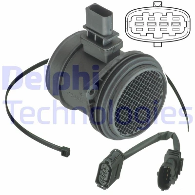 Billede af DELPHI AF10392 12B1 Luftmassemåler VOLVO: V50, V70 2, S40 II