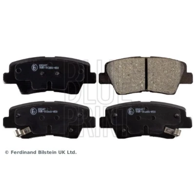 Billede af BLUE PRINT ADG042109 Bremseklodser bagaksel med akustisk advarsel for slid HYUNDAI: Sonata V, Tucson