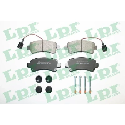 Billede af LPR 05P1994 Bremseklodser med skruer FIAT: Ducato III Ladvogn / Chassis, Bus, Van, PEUGEOT: Boxer Bus