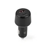 Billede af Biloplader 2.0 / 3.0 3.25 A Antal output: 2 Porttype: USB C 65 W Automatisk Valgt Spænding PD3.0 27W 36W 45W 65W