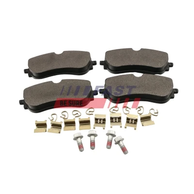 Billede af FAST FT29575 Bremseklodser bagaksel med bremsecaliperskruer VOLKSWAGEN: Crafter Van, Amarok Pick up, MAN: TGE Bus