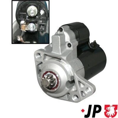Billede af JP GROUP 1190300500 Starter 12 1,8 11, 9 VOLKSWAGEN: Golf 4, TRANSPORTER 4 Bus, Variant, SEAT: Toledo 2 Limousine, Alhambra I