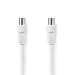 Billede af Coax Cable IEC (Coax) han Hun Nikkelplateret 75 Ohm Dobbelt afskærmet 20.0 m Runde PVC Hvid Plastikpose