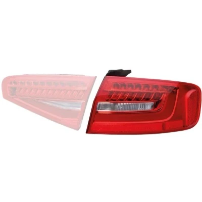 Billede af HELLA 2SK 010 916 111 Baglygter venstre ydre del LED, W16W 12 hvid/rød med pærer, pærefatning AUDI: A4 B8 Sedan